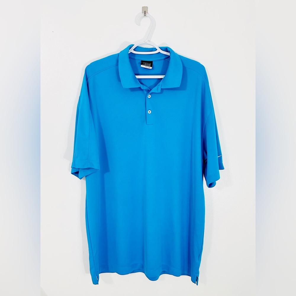 Nike Golf - Tech Sport Dri-FIT Polo (Neon Blue, XXL)